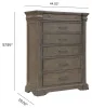 Pulaski Furniture P413124 Pulaski Furniture P413124 Madison Ridge - 6 Drawer Chest - Natural Bark