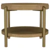 Coaster Fine Furniture 706188-S2 Arini - 2 Piece Round Coffee And End Table Set - Sand Wash