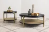 Coaster Fine Furniture 706198-S2 Arini - 2 Piece Round Coffee And End Table Set - Black