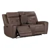 Liberty Furniture 7023SD-22P Beckham - Loveseat With Console P2 & ZG - Aline Saddle