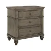 Liberty Furniture 104G-BR61 Liberty Furniture 104G-BR61 Twin Lakes - Nightstand With Charging Station - Gray