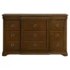 Coaster Fine Furniture 205303 Garland - 11-Drawer Bedroom Dresser Cabinet - Brown Cherry