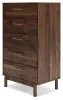 Ashley Furniture EB3660-245 Calverson - Five Drawer Chest - Mocha