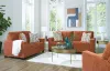 Ashley Furniture 24304/38/35/25 Ashley Furniture 24304/38/35/25 Aviemore - 3 Pc. - Sofa, Loveseat, Rocker Recliner - Spice