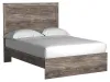Ashley Furniture B2587/31/36/44/55/86/92(2) Ashley Furniture B2587/31/36/44/55/86/92(2) Ralinksi - 7 Pc. - Dresser, Mirror, Chest, Full Panel Bed, 2 Nightstands - Gray