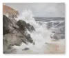 Ashley Furniture A8000483 Worthner - Wall Art - Tan / Gray / White