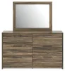 Ashley Furniture PCB2005B1 Ashley Furniture PCB2005B1 Elbrim - Dresser And Mirror - Brown