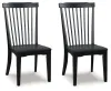 Ashley Furniture PCD824-05 Greddinton - Dining Room Side Chair (Set of 2) - Black