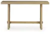 Ashley Furniture T537-4 Crendlin - Sofa Table - Light Brown