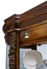 Pulaski Furniture 102003 PFC Curios - Lighted Curved Front 4 Shelf Curio Cabinet - Maple Brown