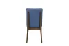 New Classic D7185B-20-BLU New Classic D7185B-20-BLU Maggie - Dining Chair With Cushion (Set of 2) - Blue / Walnut