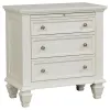 CoasterEssence 201301Q-S5 Sandy Beach - Queen 5 Piece Bedroom Set - Cream White