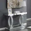 CoasterElevations 722519 Amalia - Mirrored Acrylic Entryway Sofa Console Table - Silver