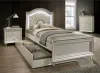 Furniture of America CM7901F-BED Allie - Full Bed - Pearl White