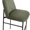 New Classic STH4023-BS-GRN Erik - Bar Chair With Black Metal Frame (Set of 2) - Green