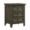 Intercon SM-BR-8803-GRY-C San Mateo - Nightstand - Gray