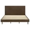 Coaster Fine Furniture 225011KE Glenwood - Eastern King Platform Panel Bed - Warm Brown