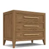 Riverside Furniture 51869 Halbrooke - 3 Drawer Nightstand - Light Brown