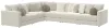 Jackson Furniture Industries 2235/36/31/59/37/6-16 Jackson Furniture Industries 2235/36/31/59/37/6-16 Ritzy - 6 Piece Modular Sectional - Bone