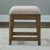 Liberty Furniture 930-OT9001 Carolina Park - Upholstered Console Stool - Amber Brown