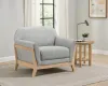 Coaster Fine Furniture 511073 Vaughn - Fabric Upholstered Flared Arm Accent Chair - Gray