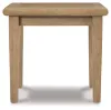 Ashley Furniture P805-702 Gerianne - Square End Table - Brown