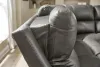 Ashley Furniture PCU12000S5 Ashley Furniture PCU12000S5 Bleckley - 6-Piece Power Reclining Sectional With LAF And RAF Recliners - Anchor
