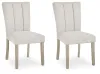 Ashley Furniture PCD575-01 Larawyn - Dining Upholstered Side Chair (Set of 2) - Bisque