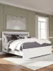 Ashley Furniture PCB1119B4 Maeling - King Upholstered Panel Bed - White