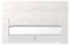 Ashley Furniture B1190B3 Gerridan - King Panel Bed - White / Gray
