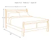 Ashley Furniture B376B2 Ashley Furniture B376B2 Alisdair - Queen Sleigh Bed - Dark Brown