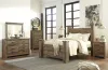 Ashley Furniture B446B40 Ashley Furniture B446B40 Trinell - Queen Poster Bed - Brown