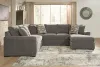 Ashley Furniture PC86205S1 Ashley Furniture PC86205S1 Larson Levee - 3-Piece Sectional With RAF Corner Chaise - Espresso