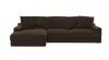 Jackson Furniture Industries 3045/75/73-09 Jackson Furniture Industries 3045/75/73-09 Comfrey - 2 Piece Sofa / LSF Chaise - Chocolate