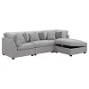 CoasterElevations 551511-S4A Cambria - Upholstered 4 Piece Modular Sectional Sofa - Gray