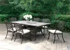 Furniture of America CM-OT2125-AC-4PK Charissa - Arm Chair (Set of 4) - Antique Black / Beige