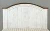Furniture of America CM7962CK-BED Alyson - California King Bed - Distressed White / Walnut