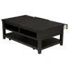 Coaster Fine Furniture 710578 Concord - 2-Drawer Rectangular Coffee Table - Distressed Java
