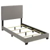 Coaster Fine Furniture 300851T Dorian - Fabric Upholstered Twin Panel Bed - Taupe