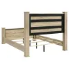 Coaster Fine Furniture 225101Q Oakglen - Queen Panel Bed - Weathered Oak