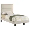 Coaster Fine Furniture 225061T Trenton - Wood Twin Panel Bed - Rustic Cream