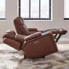 Liberty Furniture 7020CN-22P Caswell - Loveseat With Console P2 & ZG - Nature Chestnut
