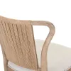 Liberty Furniture 611-C9501S Sheridan Pointe - Shaped Corded Back Side Chair - Vintage Natural