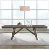 Liberty Furniture 930-DR-TRS Carolina Park - Trestle Table - Amber Brown