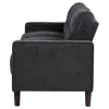 Coaster Fine Furniture 509981 Bowen II - Fabric Upholstered Track Arm Sofa - Steel Gray