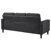 Coaster Fine Furniture 509981 Bowen II - Fabric Upholstered Track Arm Sofa - Steel Gray