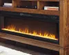 Ashley Furniture W100-22 Entertainment Accessories - Wide Fireplace Insert - Black