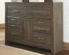 Ashley Furniture B251-31 Juararo - Six Drawer Dresser - Dark Brown