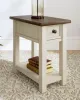 Ashley Furniture T637-107 Ashley Furniture T637-107 Bolanburg - Chair Side End Table - White / Brown / Beige