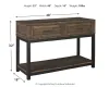 Ashley Furniture T444-4 Johurst - Sofa Table - Grayish Brown